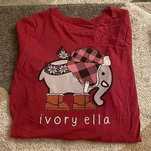 Ivory Ella fitted long sleeve tee
